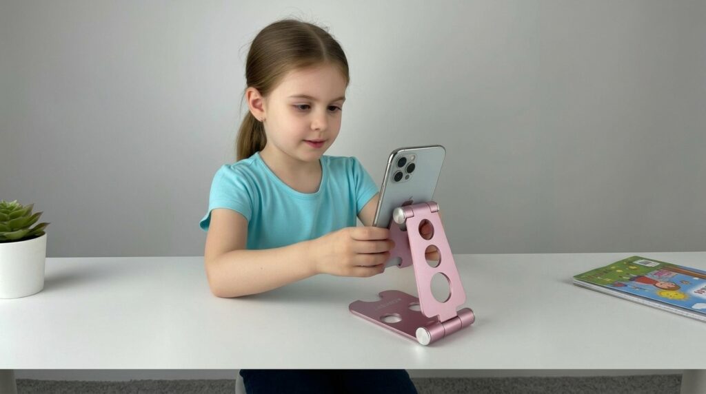 Dorset Telefon Tutucu Pembe Çocuk ve Ders Kullanımı